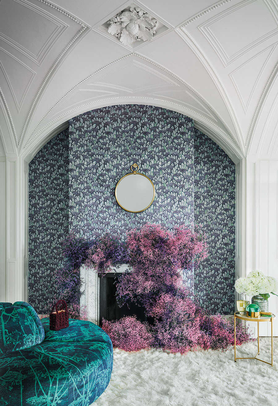Zulu Terrain - Slate&Duckegg - COLE & SON Wallpaper