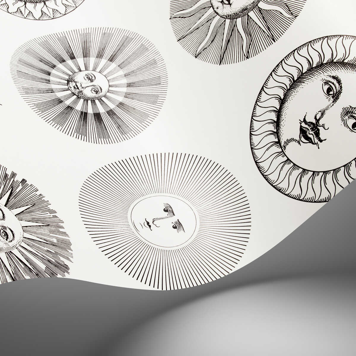 Soli - Black & White - COLE & SON Wallpaper