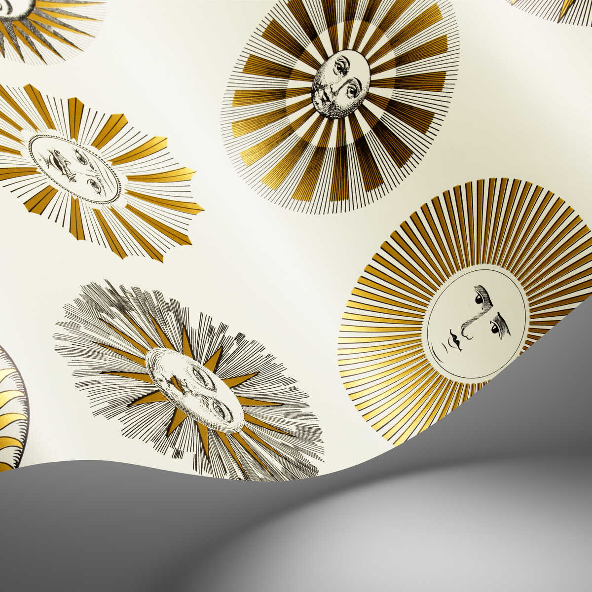 Soli - Cream & Gold - COLE & SON Wallpaper