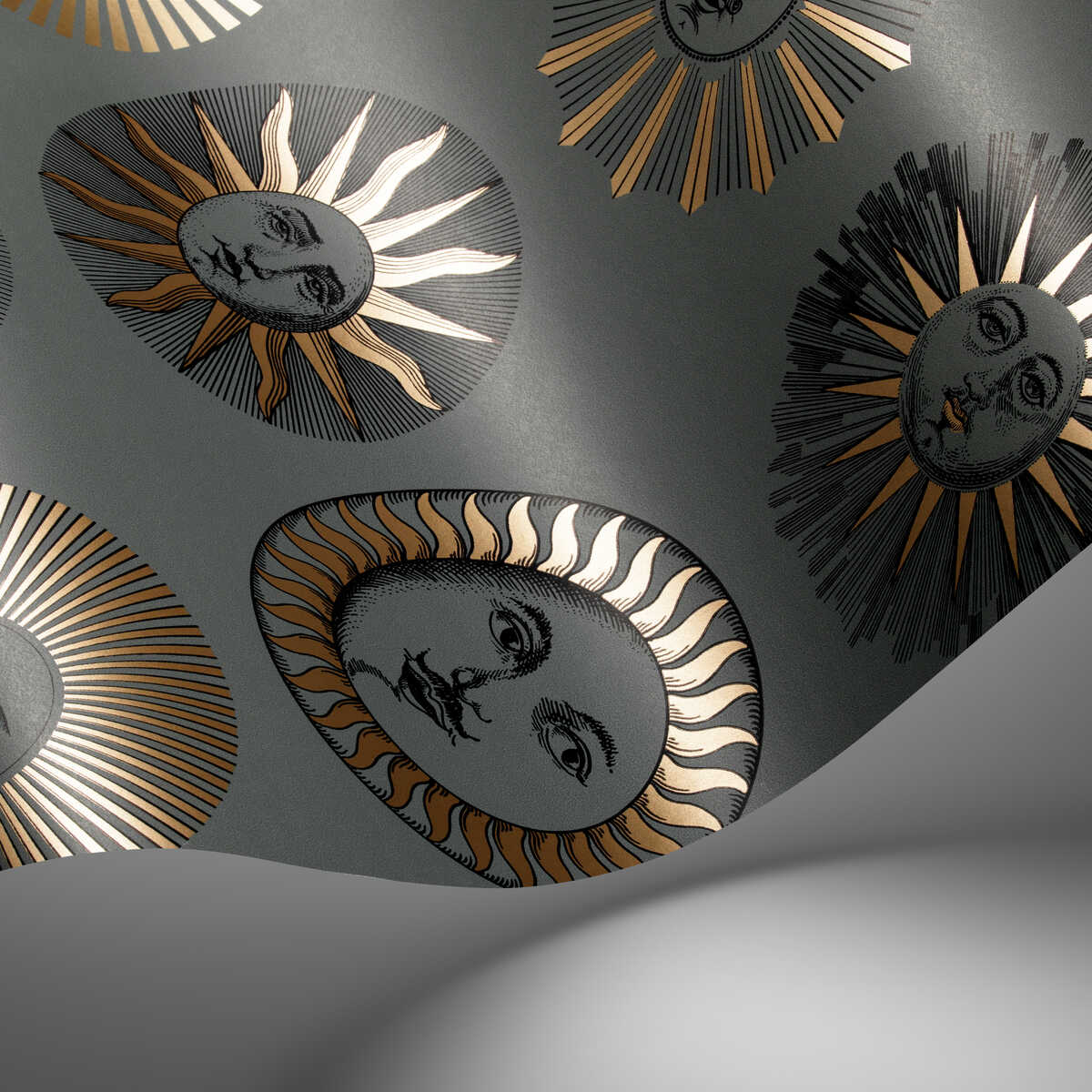 Soli - Sage & Rose Gold - COLE & SON Wallpaper