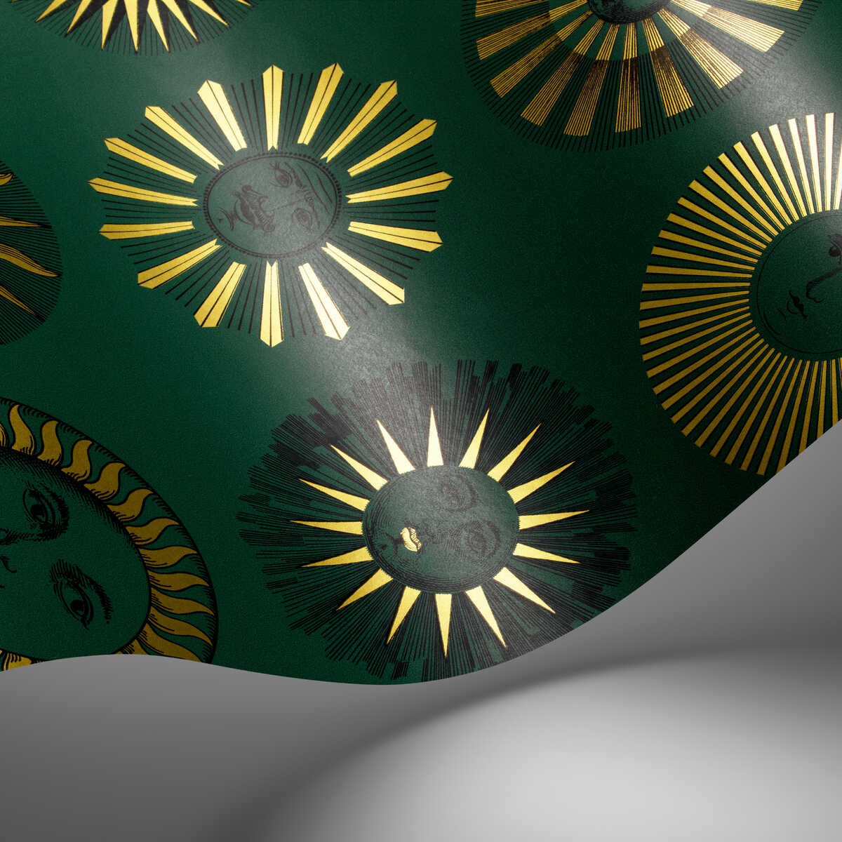 Soli - Emerald & Gold - COLE & SON Papel pintado