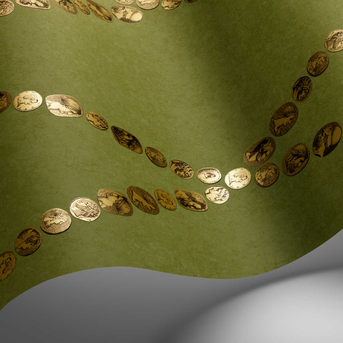Cammei - Olive - COLE & SON Papel pintado