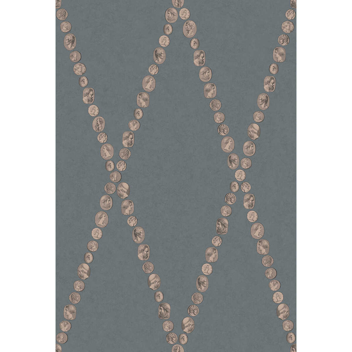 Cammei - Slate & Rose Gold - COLE & SON Wallpaper