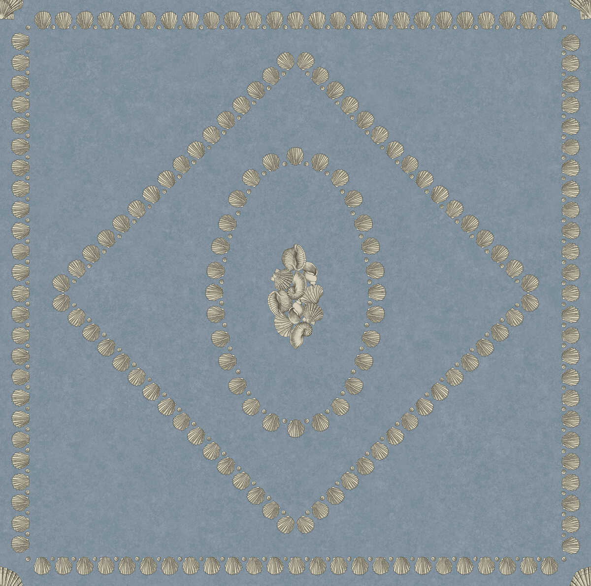 Conchiglie - Denim - COLE & SON Papel pintado