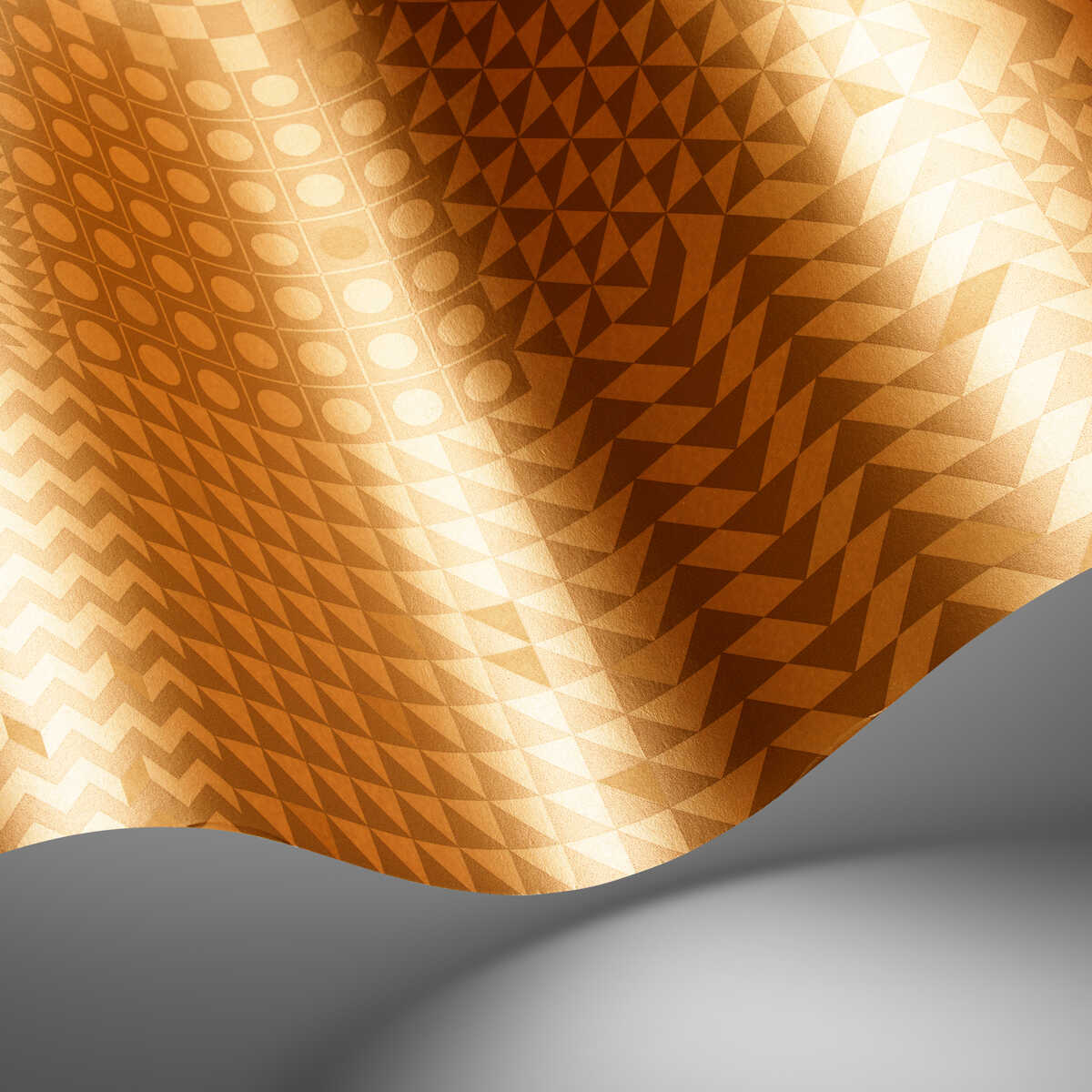 Geometrico - Gold On Gold - COLE & SON Wallpaper