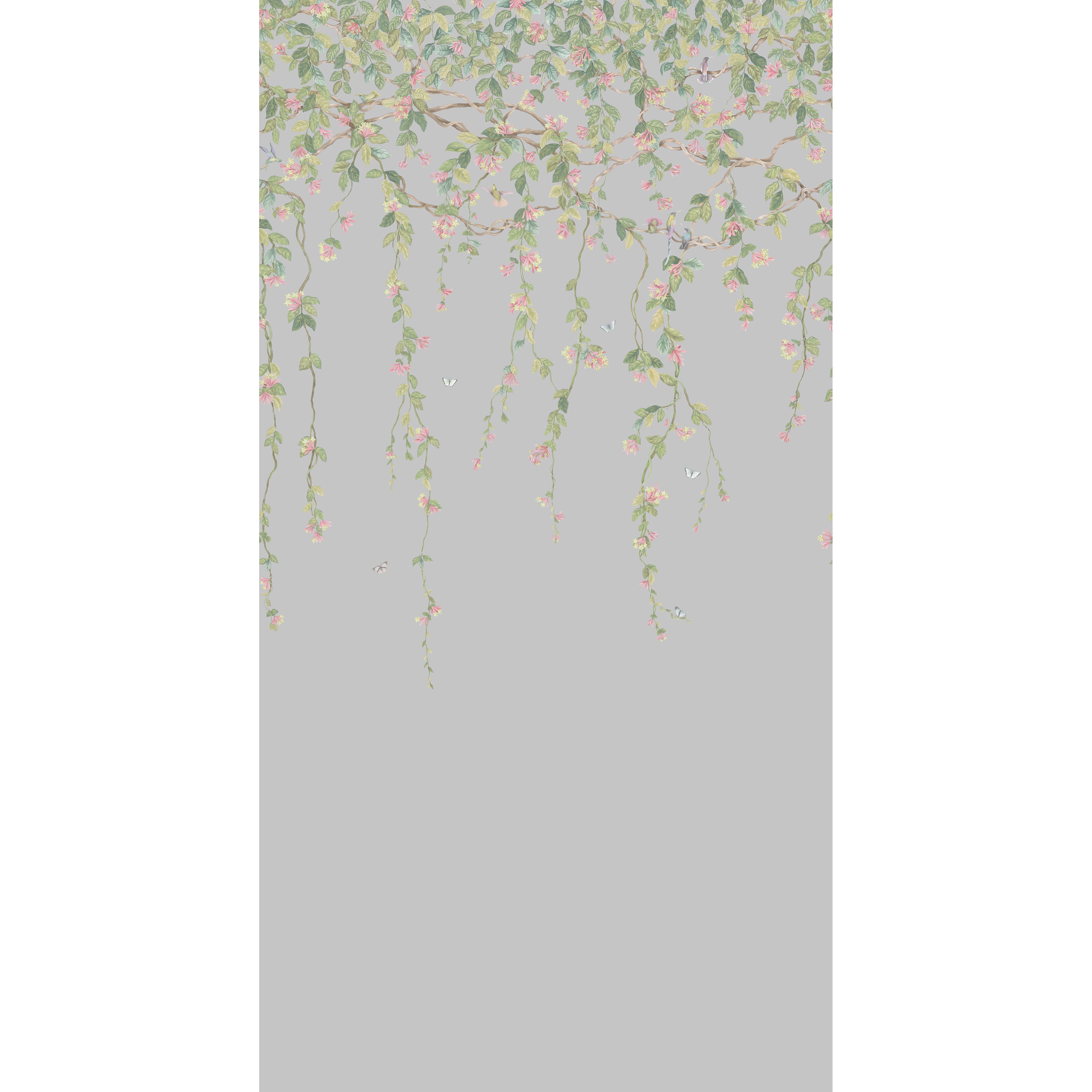 Hummingbirds Flora - Lilac - Cole & Son Wallpaper
