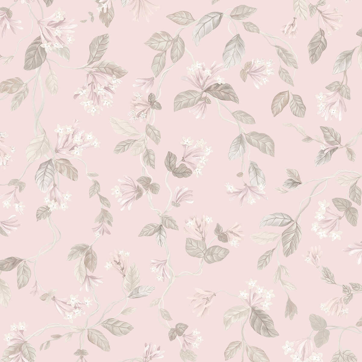 Flora - Pink/Grey - Cole & Son Wallpaper