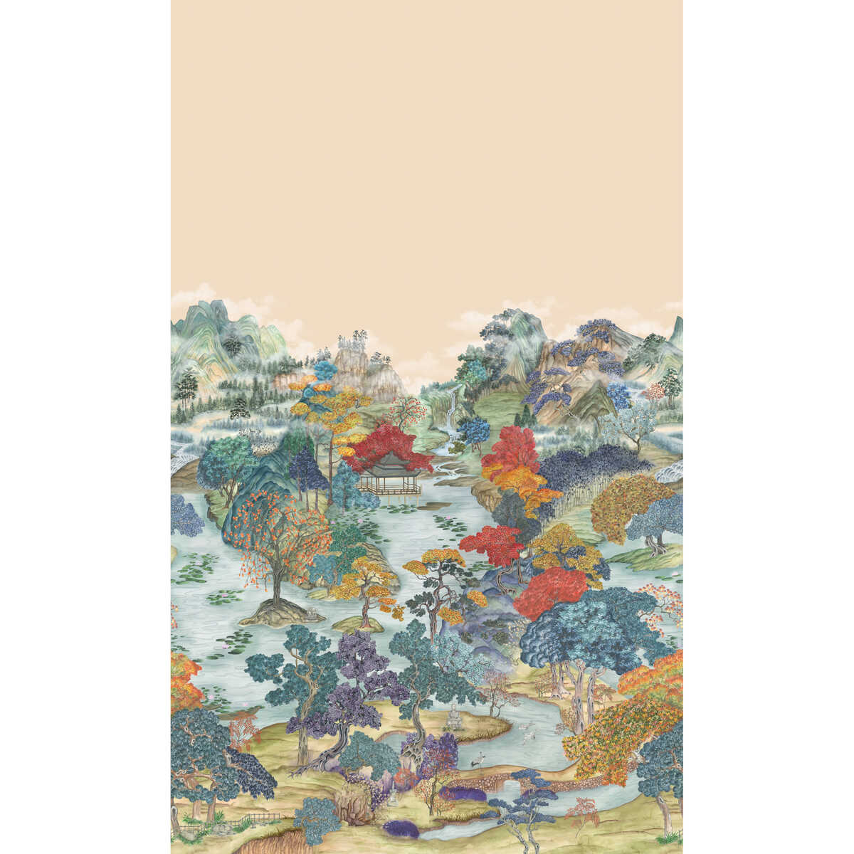 Pavilion Panel - Soft Maple - COLE & SON Wallpaper