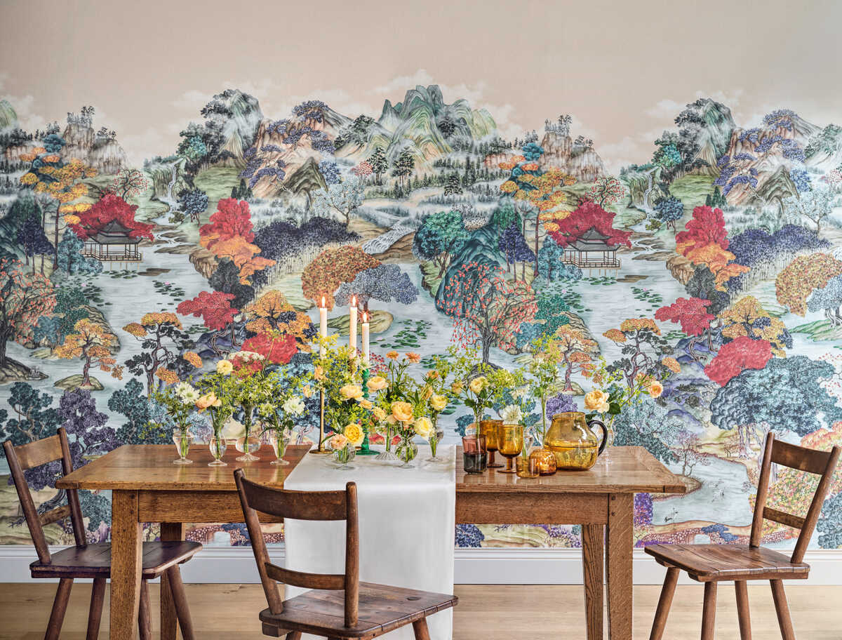 Pavilion Panel - Soft Maple - COLE & SON Wallpaper