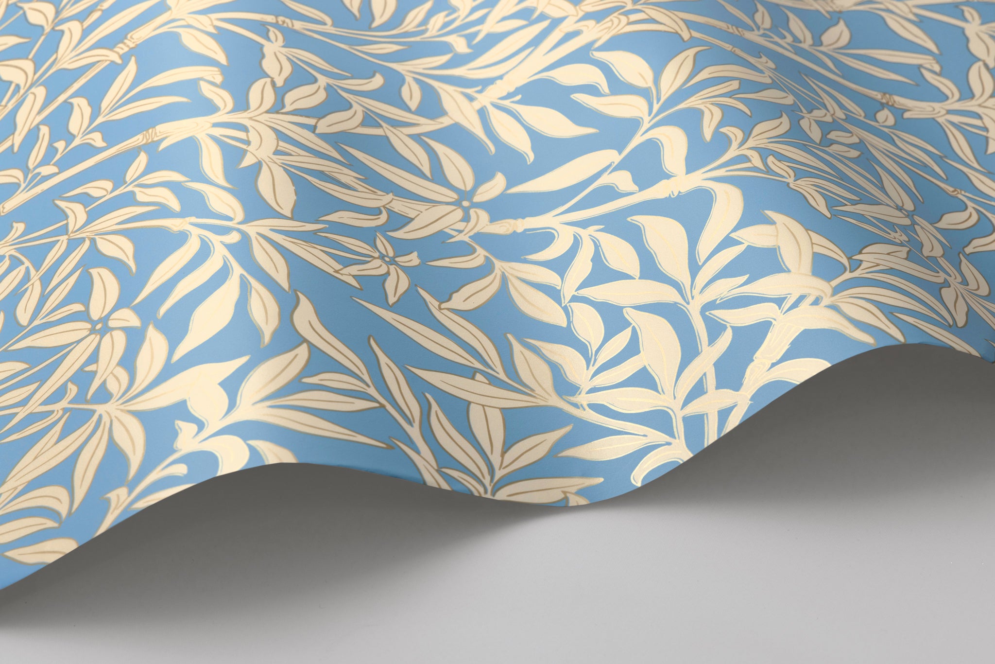 Bamboo Forest - Yellow/Blue - Cole & Son Wallpaper