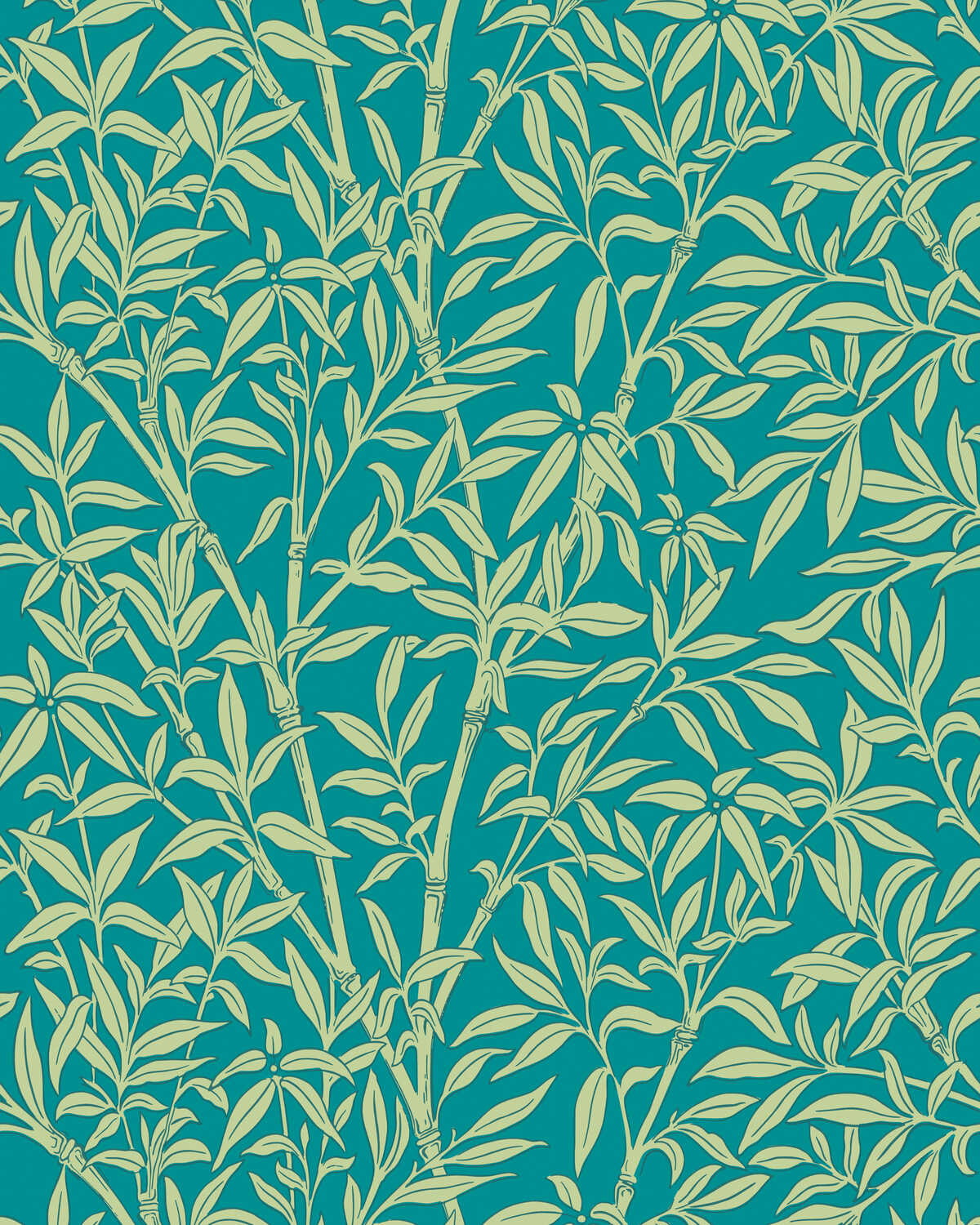 Bamboo Forest - Petrol - COLE & SON Wallpaper