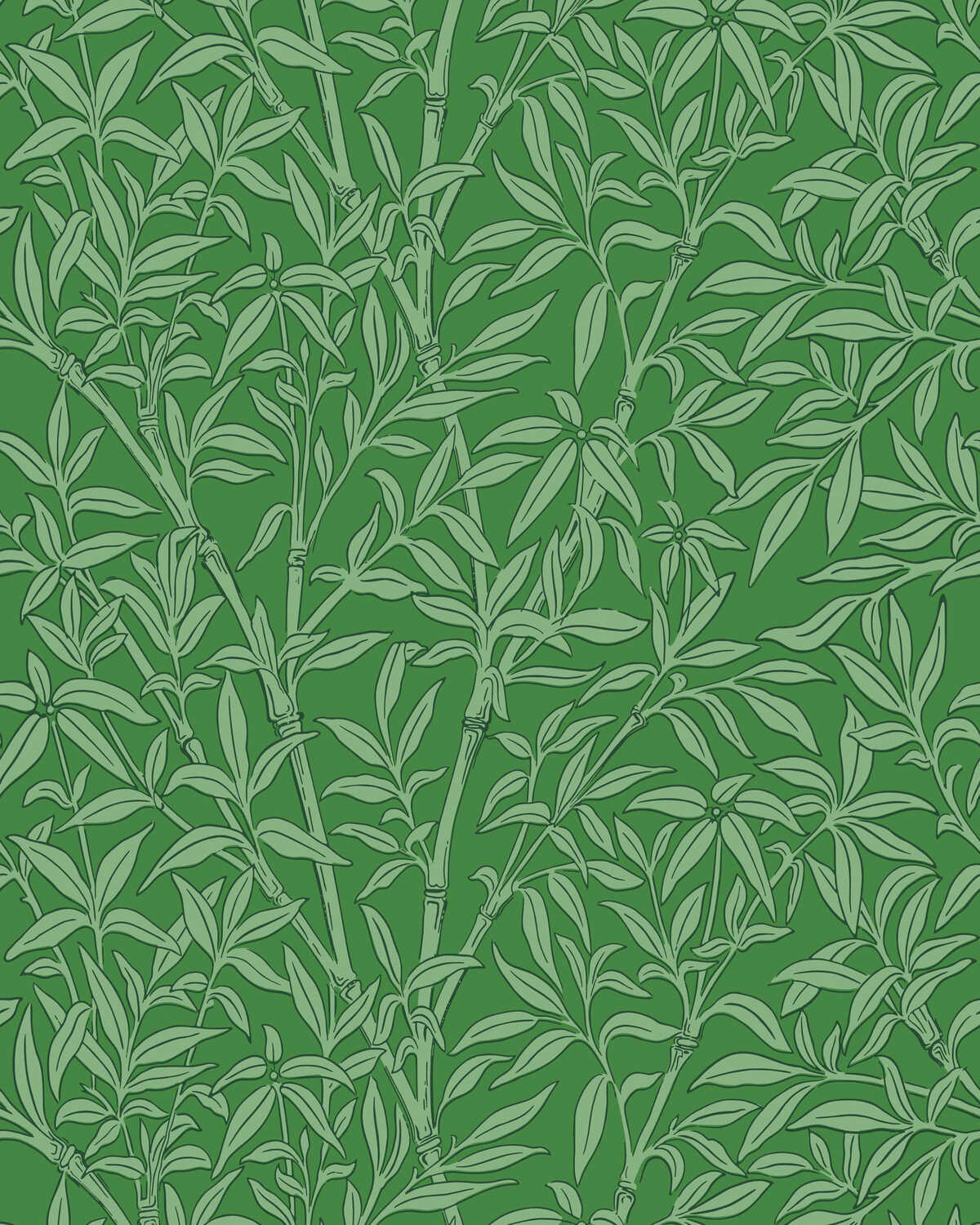 Bamboo Forest - Emerald - COLE & SON Wallpaper