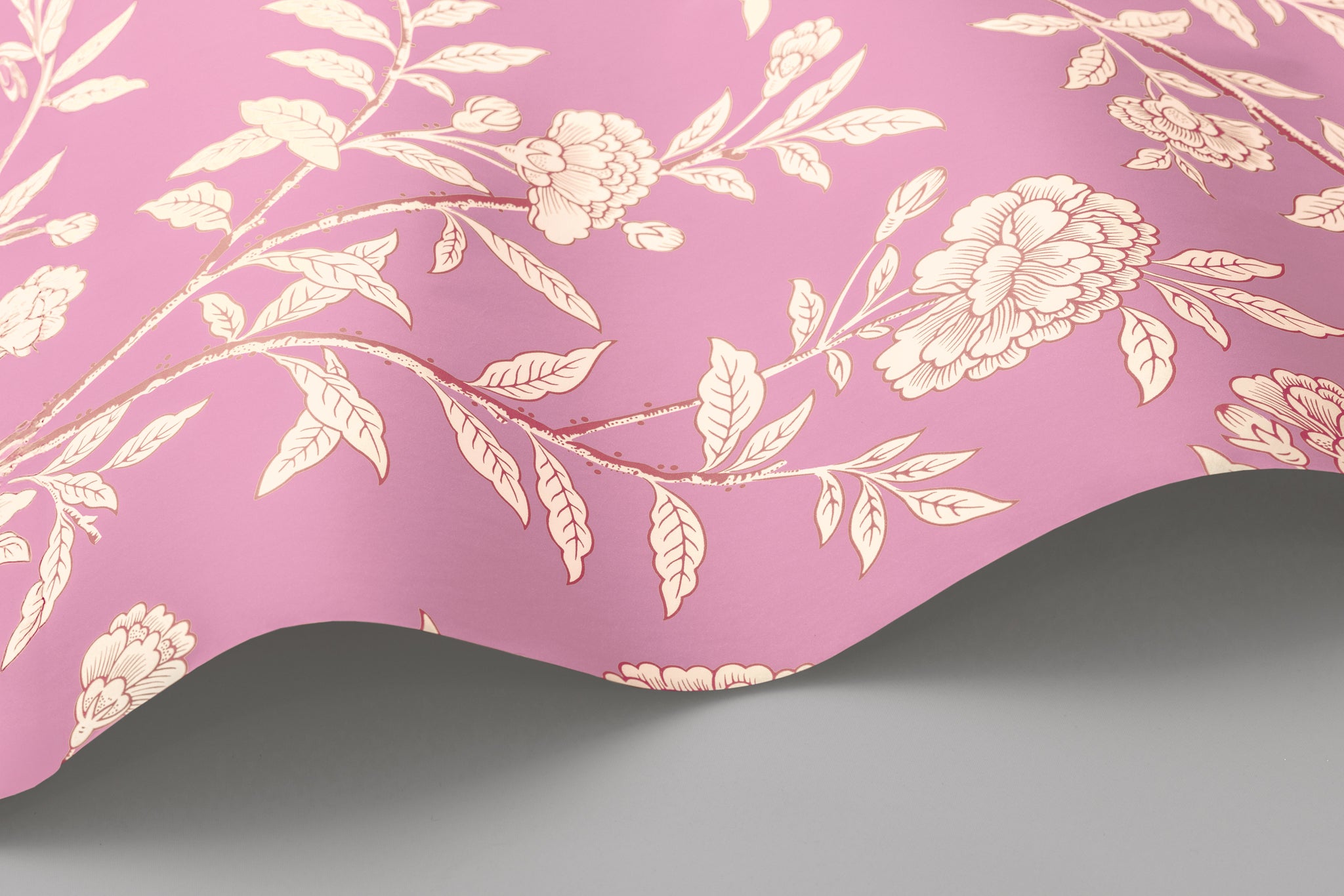 Roseberry - Fuchsia - Cole & Son Wallpaper