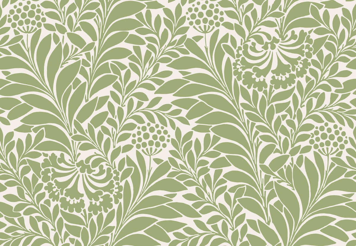 Honeysuckle - Spring Green - COLE & SON Wallpaper