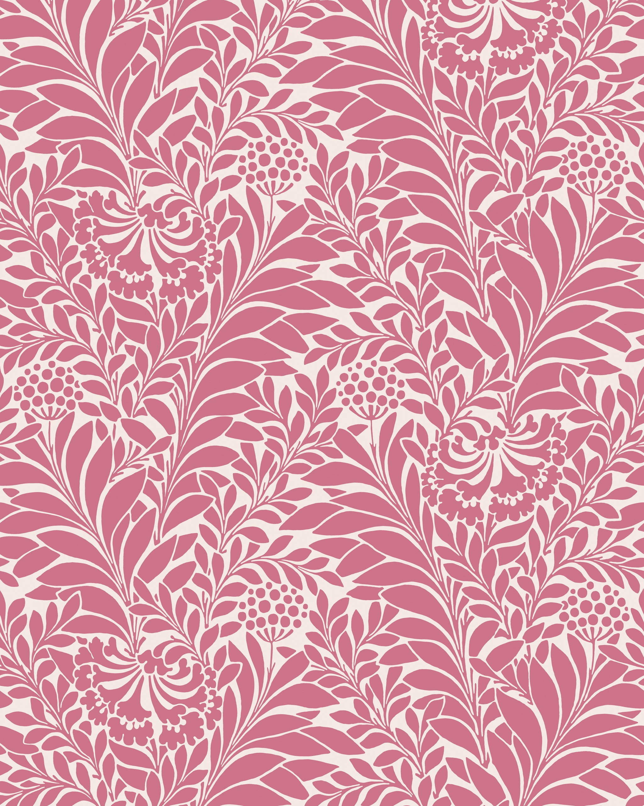 Honeysuckle - Raspberry - Cole & Son Wallpaper