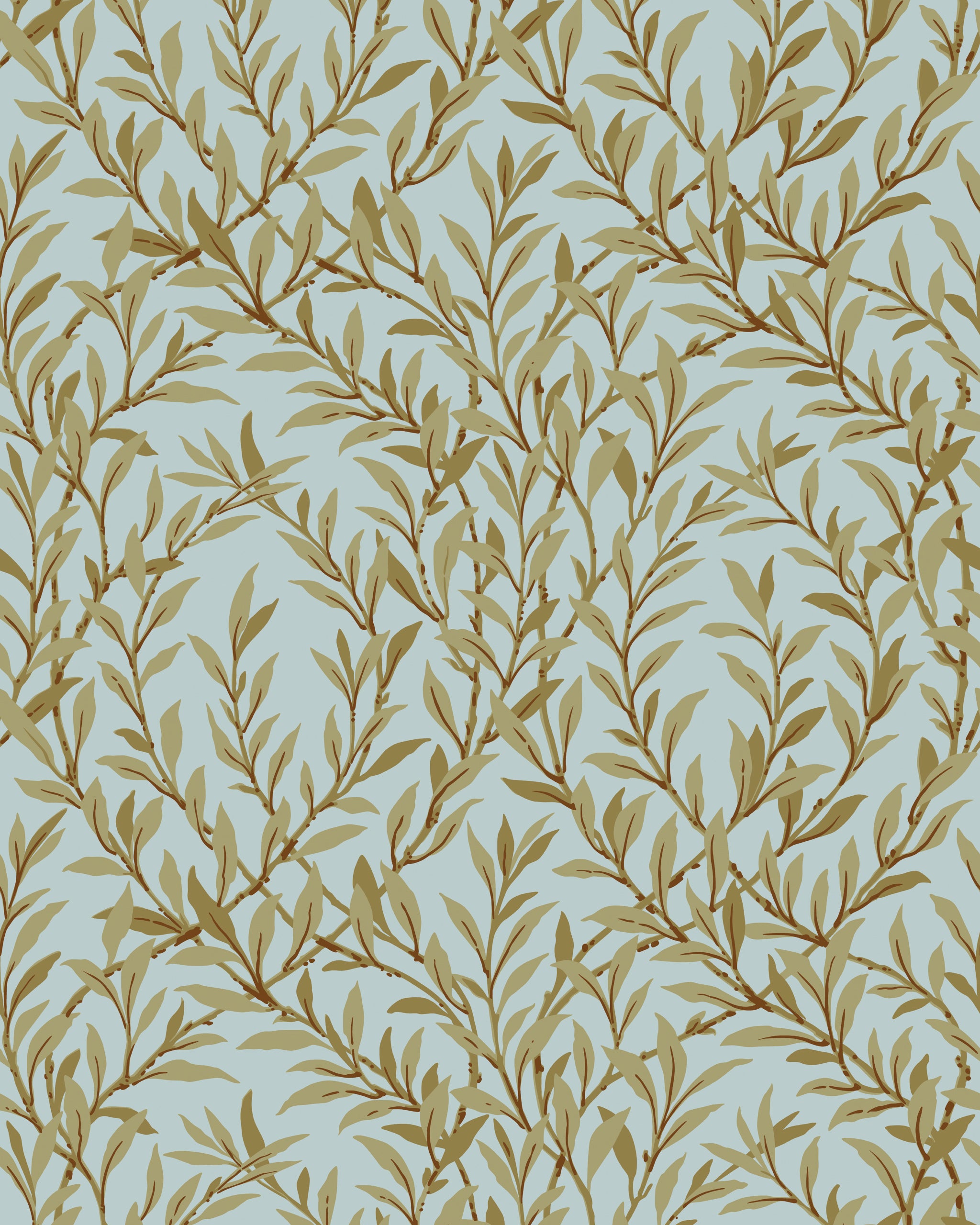 Willow Branch - Olive/Teal - Cole & Son Wallpaper