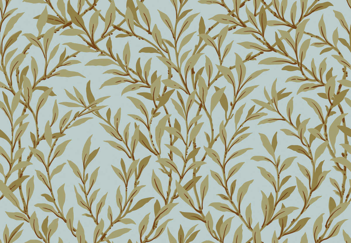 Willow Branch - Olive/Teal - COLE & SON Wallpaper