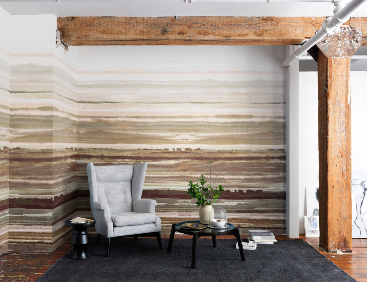 FADE-SIENNA-ON-MANILA-HEMP-PHILLIP-JEFFRIES-7224 - Phillip Jeffries Wallpaper Wallcovering
