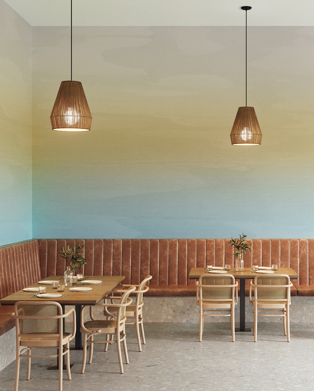 MIRAGE-DAYDREAM-BLUE-ON-MANILA-HEMP-PHILLIP-JEFFRIES-8729 - Phillip Jeffries Wallpaper Wallcovering