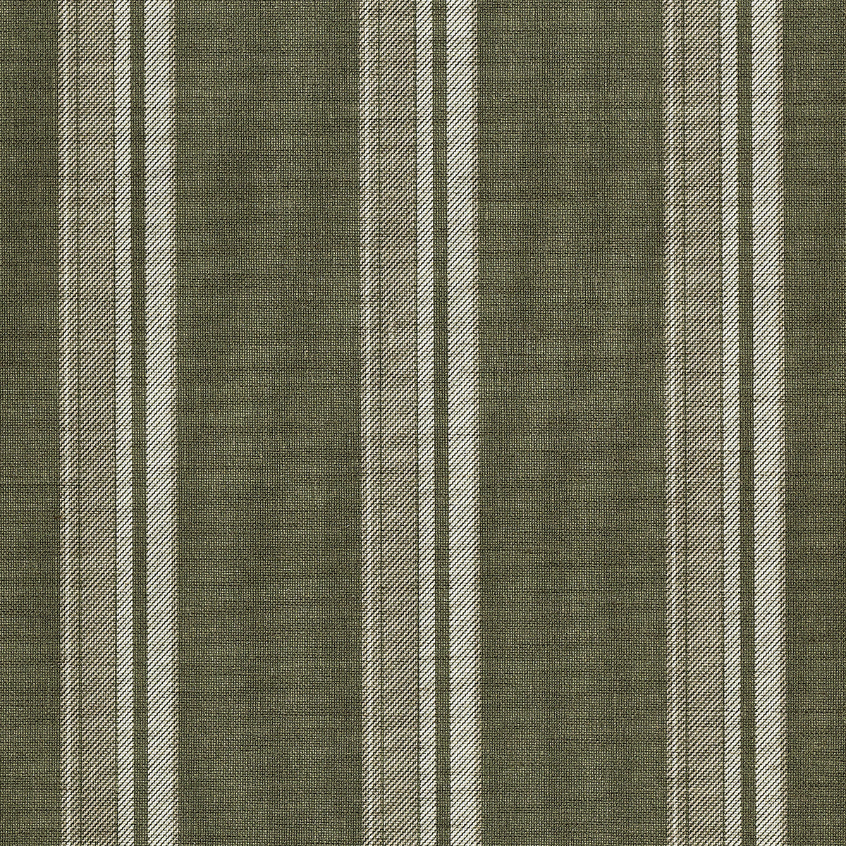 PRAIRIE-STRIPE-WHITE-AND-FOREST-ON-CANVAS-LINEN-PHILLIP-JEFFRIES-10738 - Phillip Jeffries Wallpaper Wallcovering