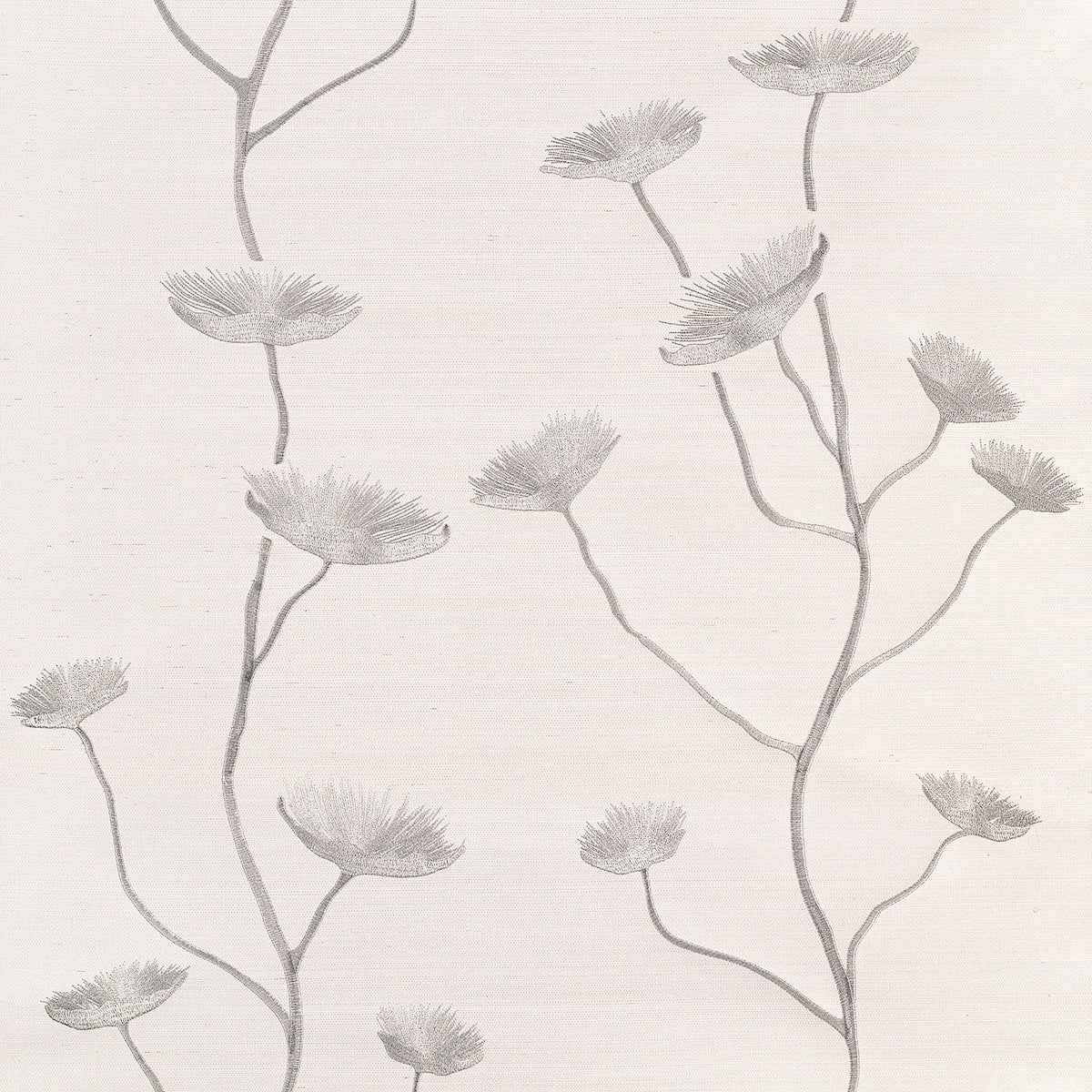 Heirloom Bloom Silver Thistle - Phillip Jeffries 35700 - Phillip Jeffries Wallpaper Wallcovering