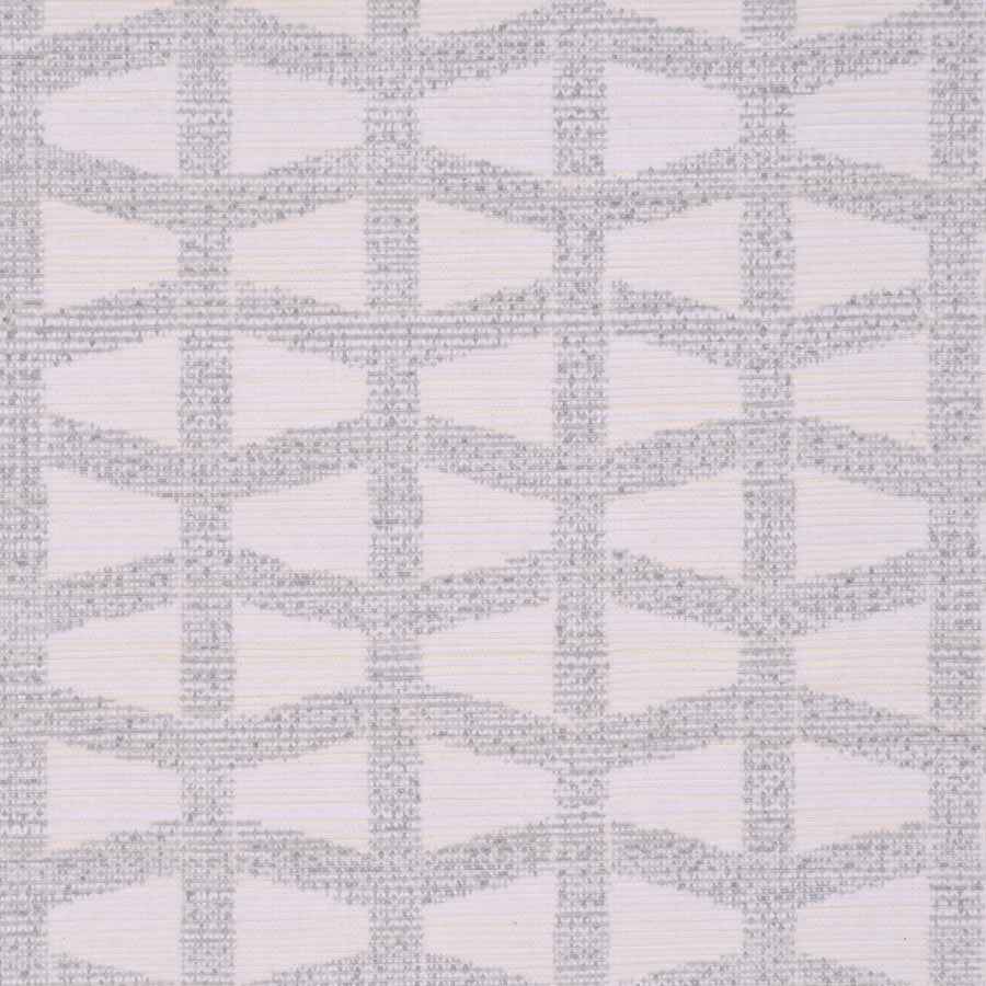 Lattice Silver on Manila Hemp - Phillip Jeffries 2057