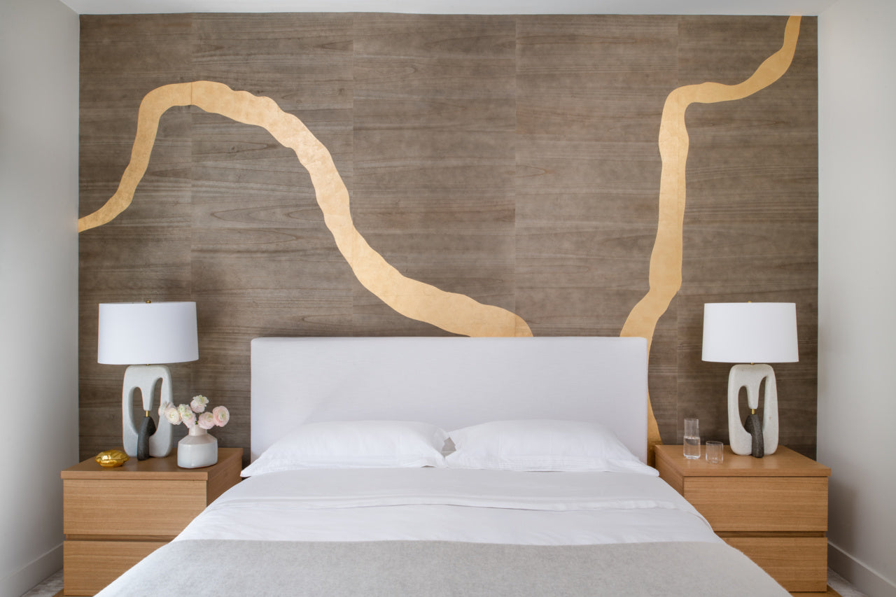 ADORN-DELUXE-WHITE-WITH-GOLD-PHILLIP-JEFFRIES-9290 - Phillip Jeffries Wallpaper Wallcovering