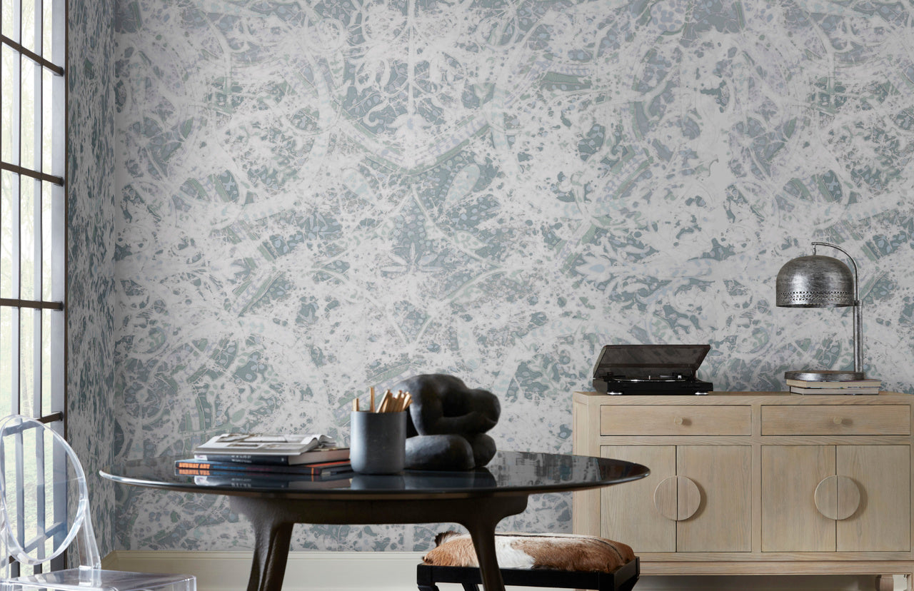 PASSAGES-PERIWINKLE-ON-VINYL-IBERIAN-LINEN-PHILLIP-JEFFRIES-1092 - Phillip Jeffries Wallpaper Wallcovering