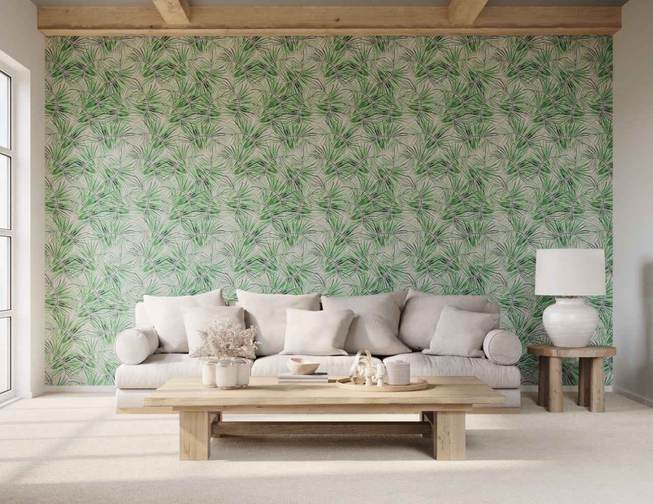 Island Time Rosewater Retreat on Woven Walls - Phillip Jeffries 10461 - Phillip Jeffries Wallpaper Wallpaper
