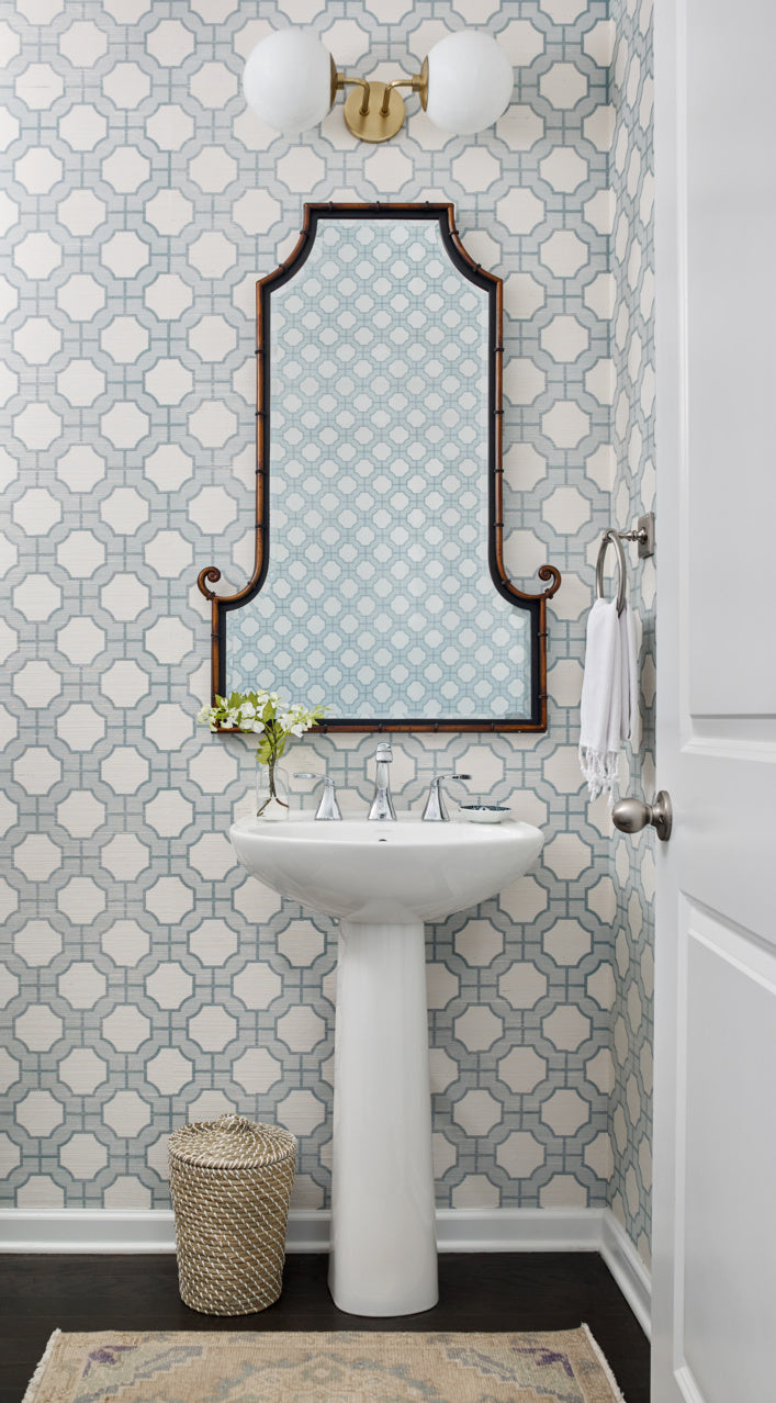 IMPERIAL-GATES-DOVE-AND-TAUPE-ON-CLASSIC-LINEN-PHILLIP-JEFFRIES-5191 - Phillip Jeffries Wallpaper Wallcovering
