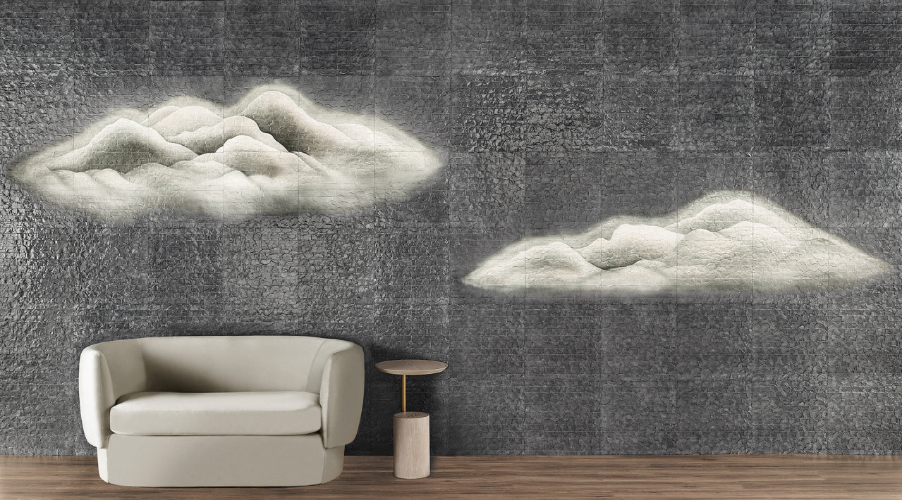CUMULUS-CAPIZ-FLIGHT-OF-FANCY-HANDPAINTED-PHILLIP-JEFFRIES-10087 - Phillip Jeffries Wallpaper Wallcovering
