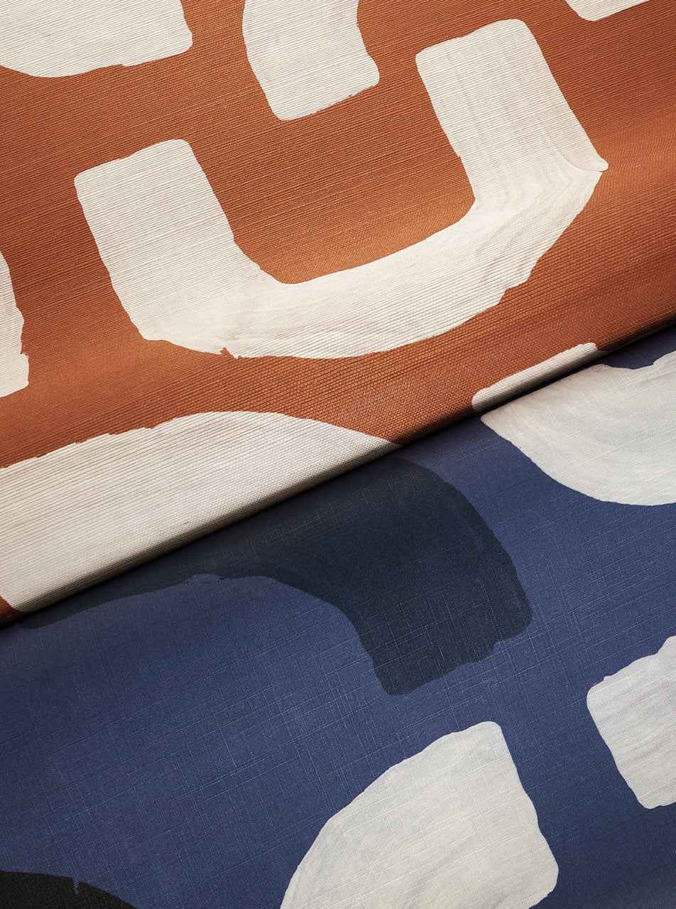 Curves Amber Rhythms on Manila Hemp - Phillip Jeffries 10271 - Phillip Jeffries Wallpaper Wallpaper
