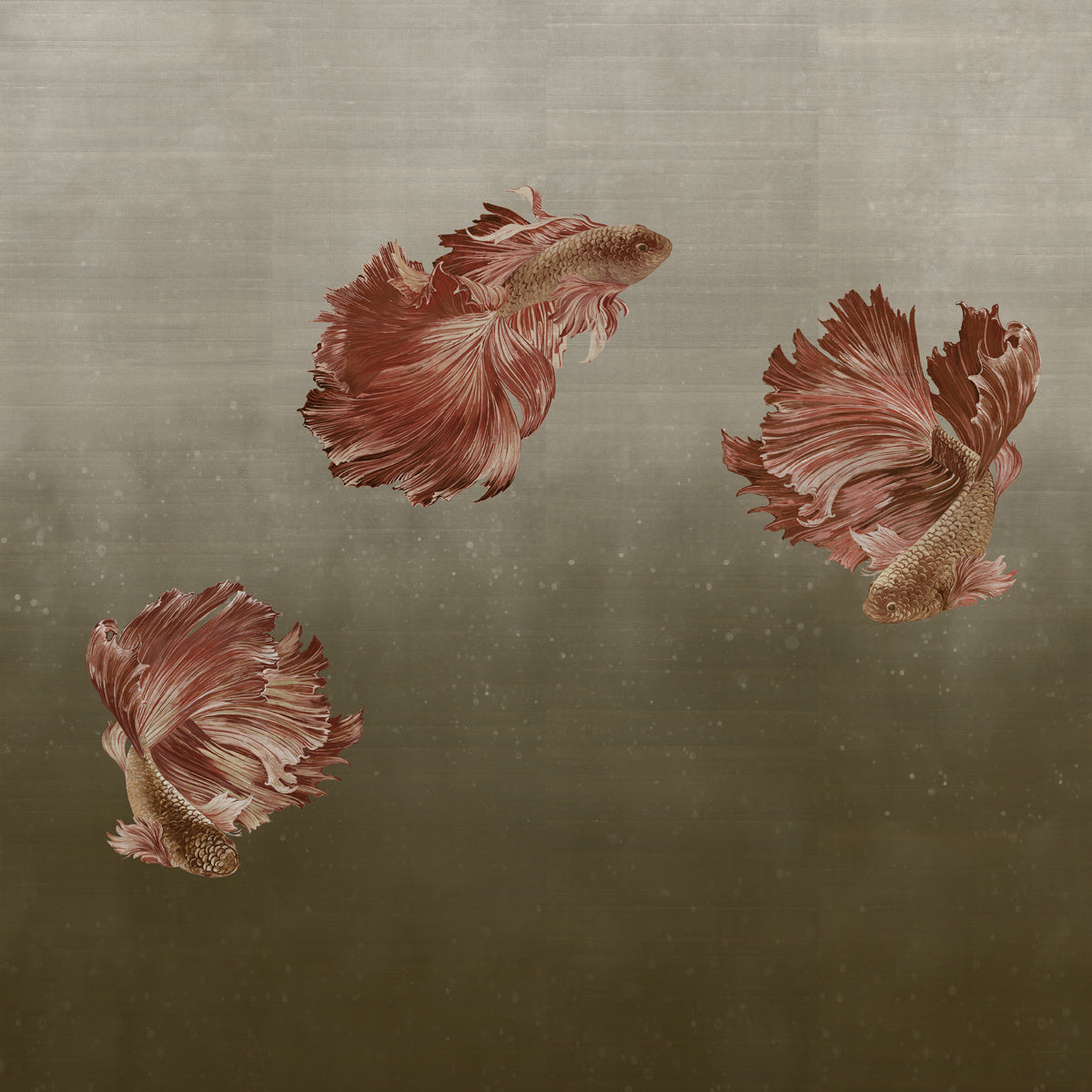 AFLOAT-COPPER-RED-ON-STAR-DUST-SILK-PHILLIP-JEFFRIES-27704 - Phillip Jeffries Wallpaper Wallcovering