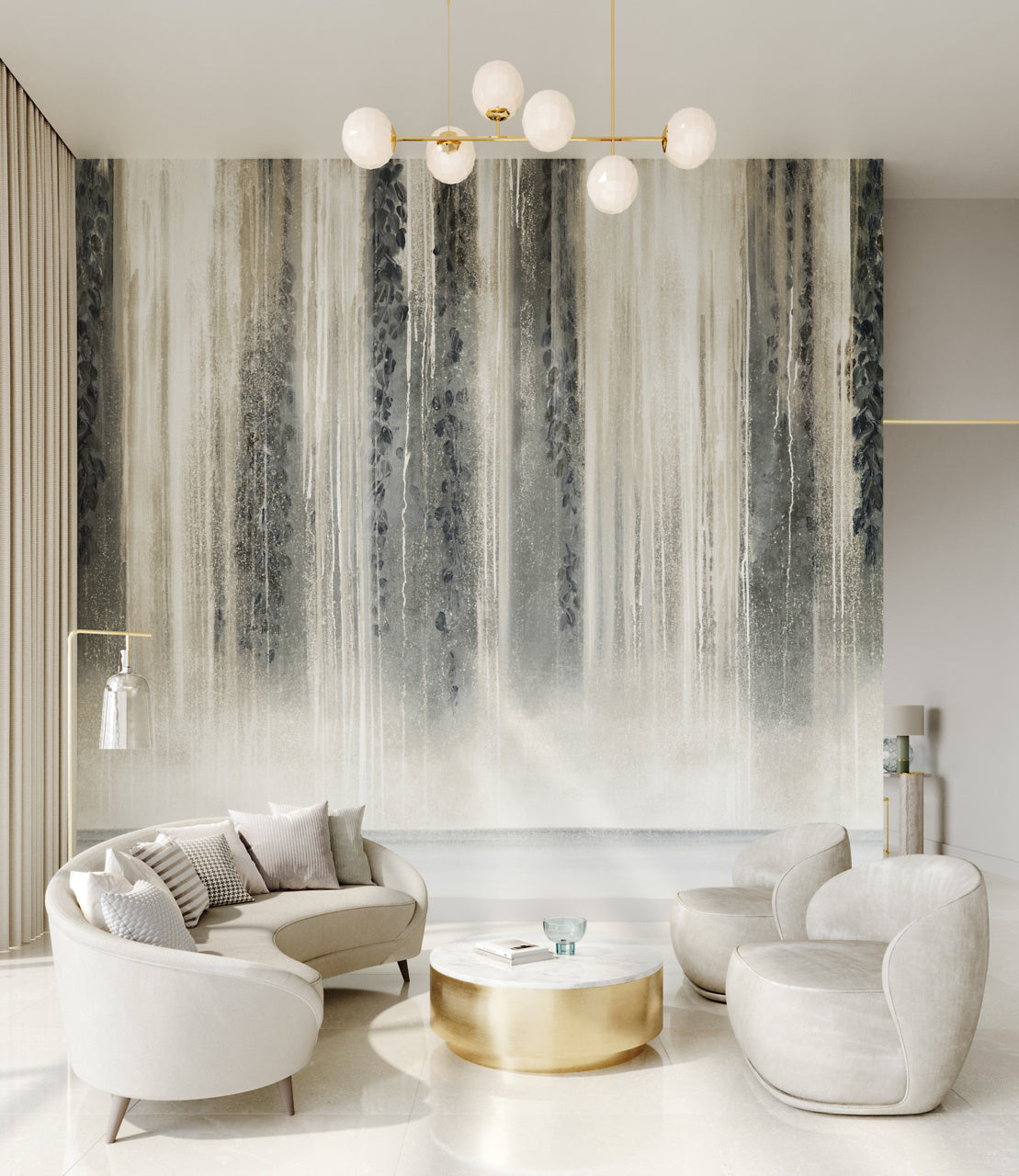 WATERFALL-MORNING-LIGHT-ON-STAR-DUST-SILK-PHILLIP-JEFFRIES-8896 - Phillip Jeffries Wallpaper Wallcovering