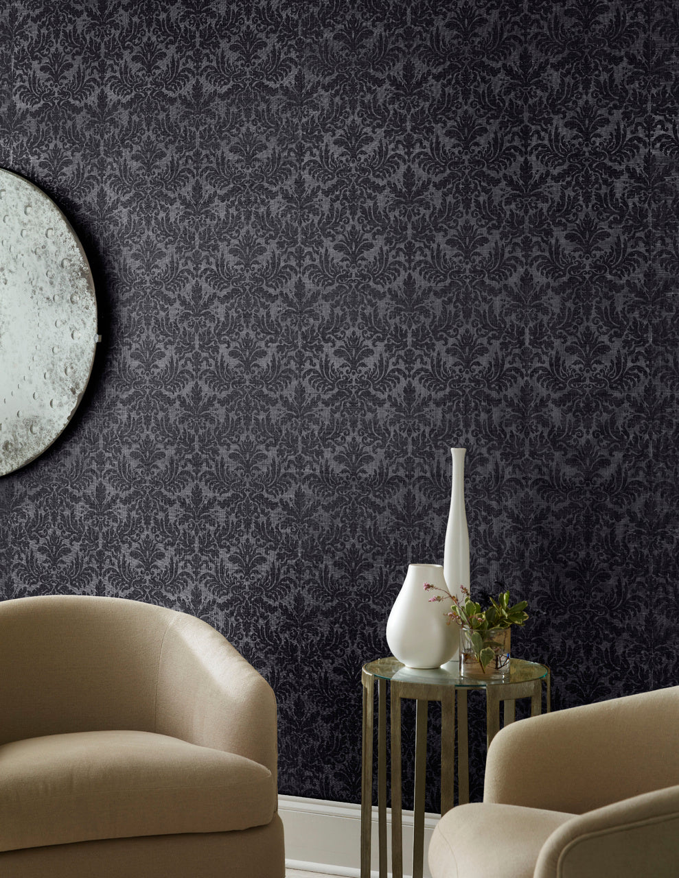 EMPRESS-OBSIDIAN-ON-SATEEN-CLUB-PHILLIP-JEFFRIES-5847 - Phillip Jeffries Wallpaper Wallcovering