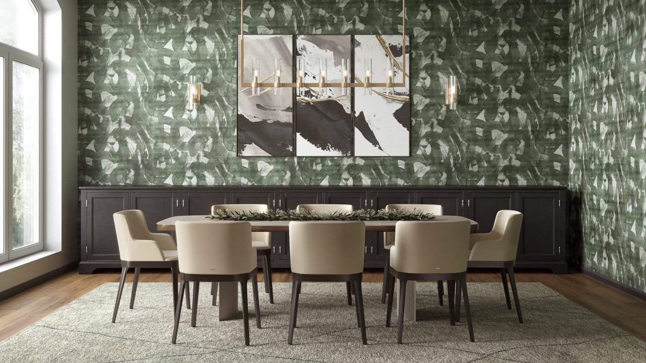 BROAD-STROKES-GLAZING-EMERALD-PHILLIP-JEFFRIES-1121 - Phillip Jeffries Wallpaper Wallpaper