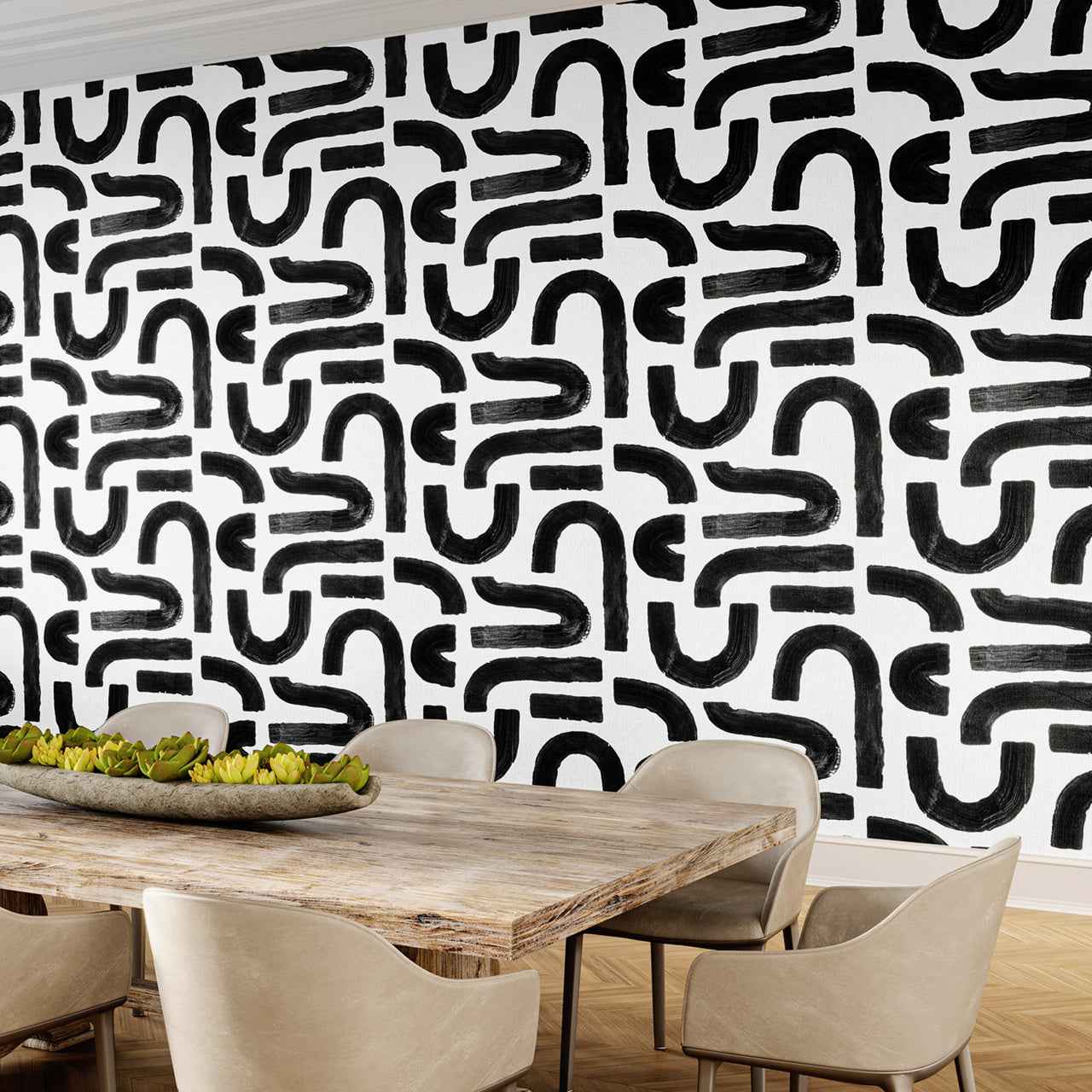 Curves Dusk Whirlwind on Vinyl Canvas - Phillip Jeffries 10270 - Phillip Jeffries Wallpaper Wallpaper