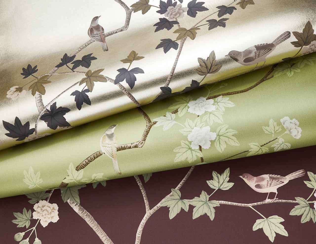 Promenade Antique Bloom - Phillip Jeffries 34200 - Phillip Jeffries Wallpaper Wallcovering