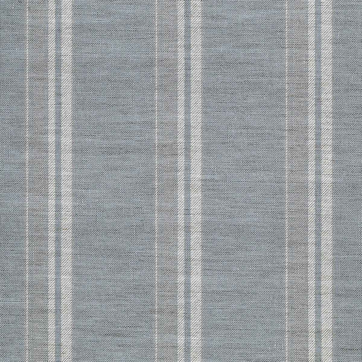 Prairie Stripe Beige and Light Blue on Canvas Linen - Phillip Jeffries 10731