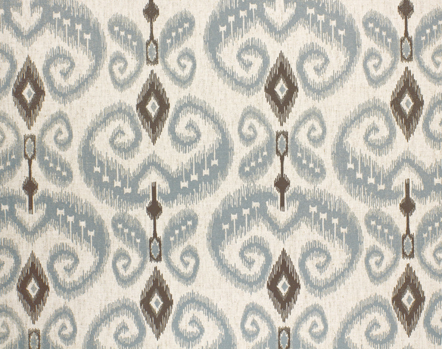 INDO-IKAT-CHOCOLATE-AND-DOVE-ON-CLASSIC-LINEN-PHILLIP-JEFFRIES-5597 - Phillip Jeffries Wallpaper Wallcovering