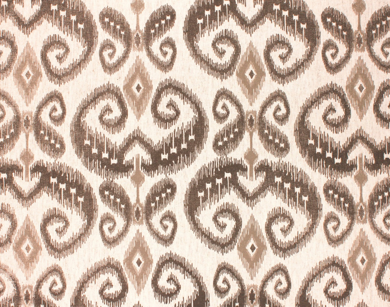INDO-IKAT-TAUPE-AND-CHOCOLATE-ON-CLASSIC-LINEN-PHILLIP-JEFFRIES-5596 - Phillip Jeffries Wallpaper Wallcovering