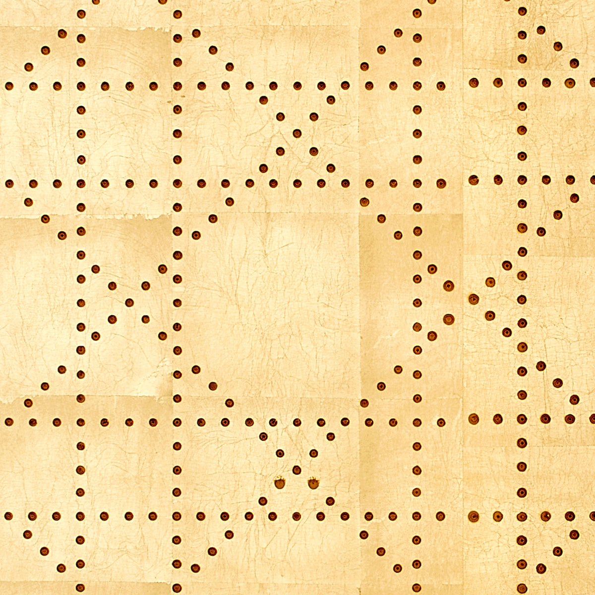 STYLED-IN-STUDS-GOLD-ON-GILDED-METALLIC-LEAF-PHILLIP-JEFFRIES-8966 - Phillip Jeffries Wallpaper Wallcovering