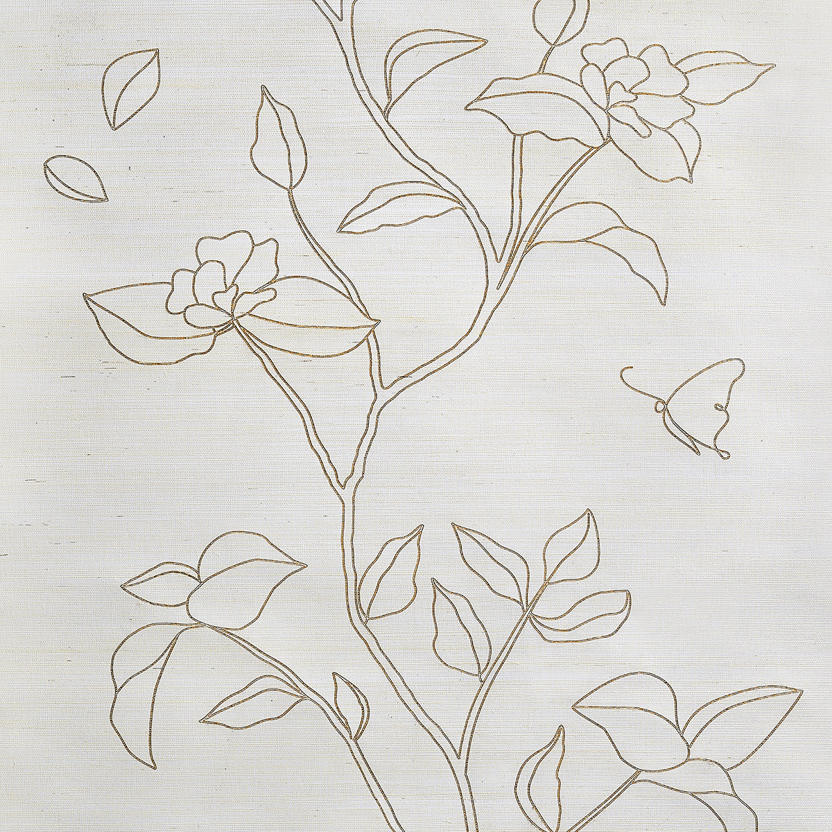 GARDEN-GRASS-SNOWDROP-PHILLIP-JEFFRIES-9527 - Phillip Jeffries Wallpaper Wallcovering