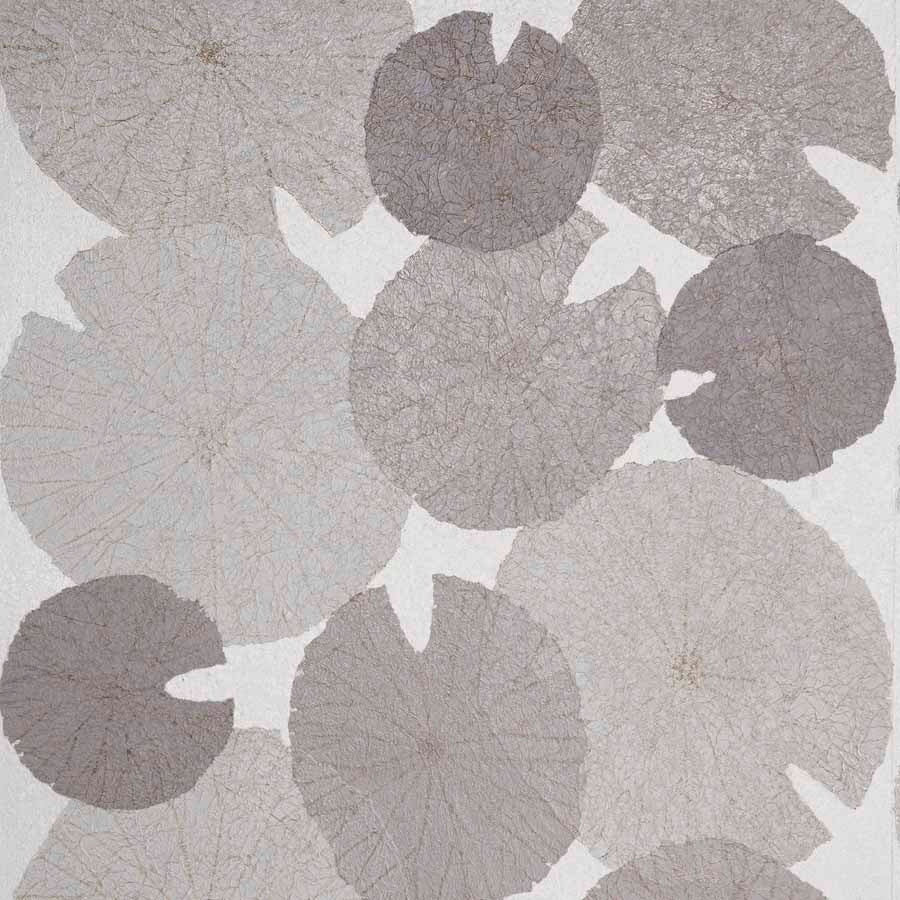 LILIES-GREY-RIPPLE-PHILLIP-JEFFRIES-8461 - Phillip Jeffries Wallpaper Wallcovering