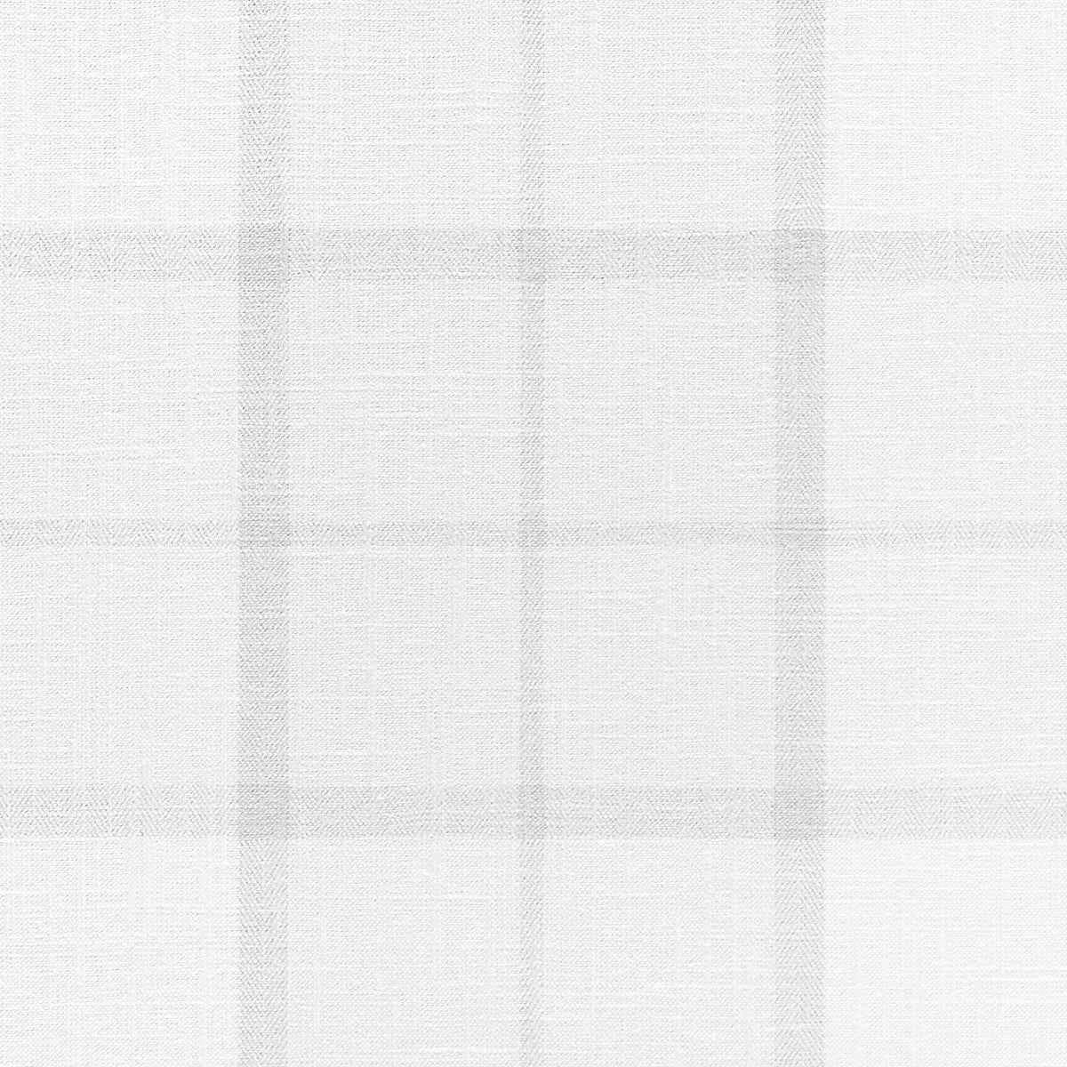 Paxton Plaid White and Grey on Canvas Linen - Phillip Jeffries 9120 - Phillip Jeffries Wallpaper Wallpaper