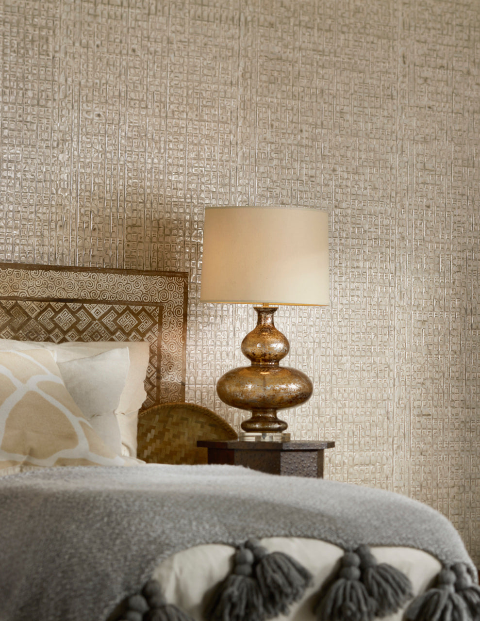 ALHAMBRA-ARABESQUE-PEARL-PHILLIP-JEFFRIES-6070 - Phillip Jeffries Wallpaper Wallcovering