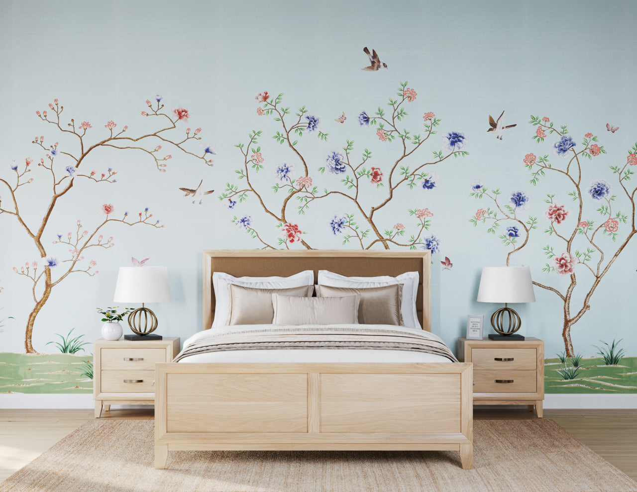 ETERNAL-SPRING-MULTI-ON-MANILA-HEMP-PHILLIP-JEFFRIES-10226 - Phillip Jeffries Wallpaper Wallcovering