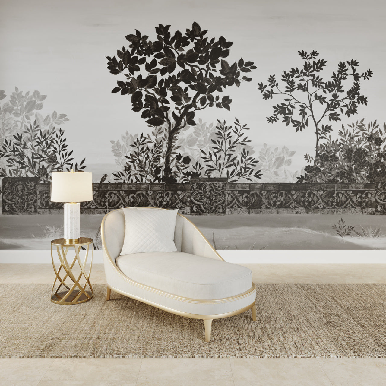 HAVEN-ELYSIAN-FIELDS-ON-STAR-DUST-SILK-PHILLIP-JEFFRIES-8930 - Phillip Jeffries Wallpaper Wallcovering