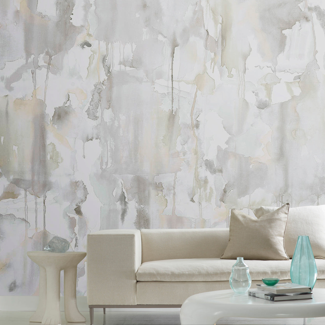 BLUR-GREY-ON-MANILA-HEMP-PHILLIP-JEFFRIES-7804 - Phillip Jeffries Wallpaper Wallcovering