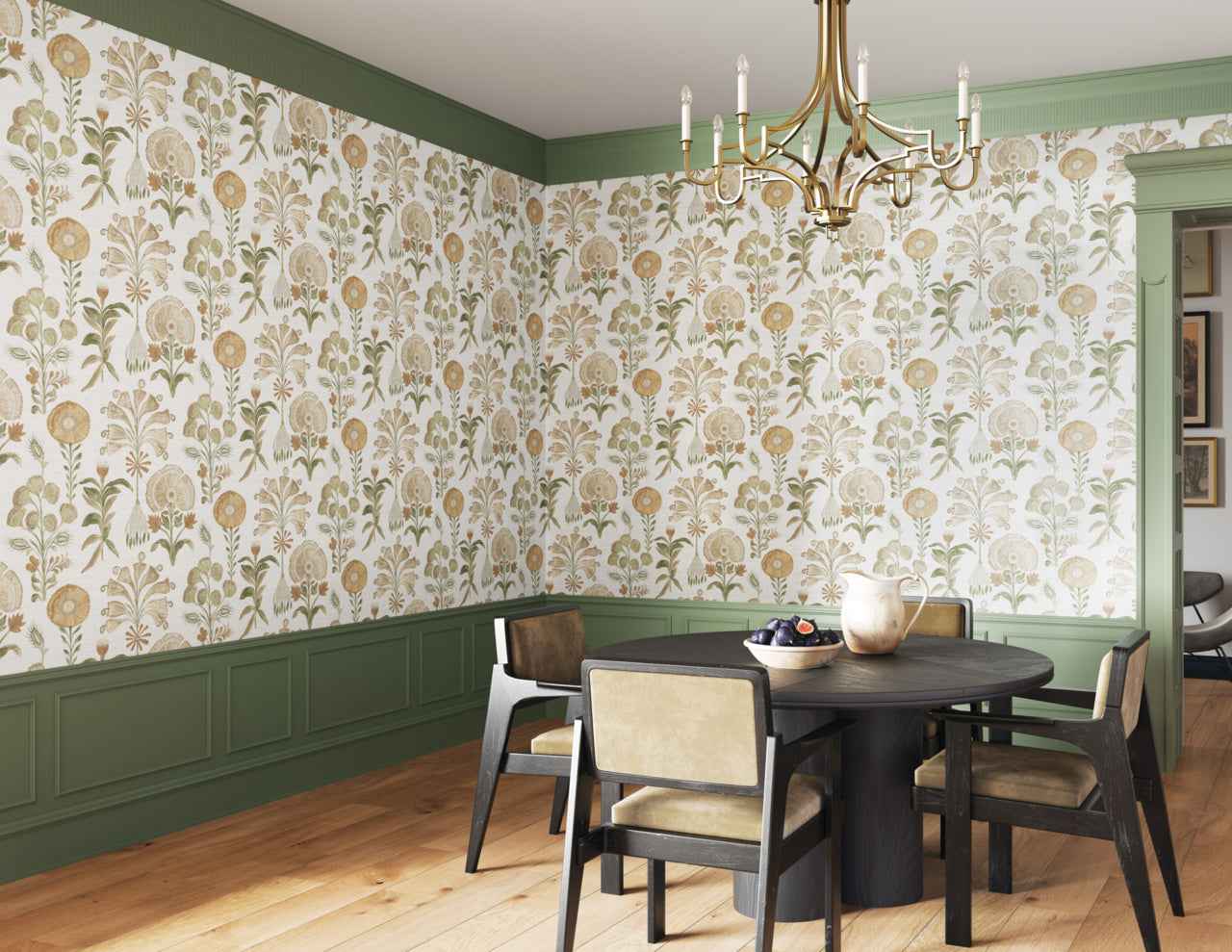 Posy Botanic Drift - Phillip Jeffries 40403 - Phillip Jeffries Wallpaper Wallcovering